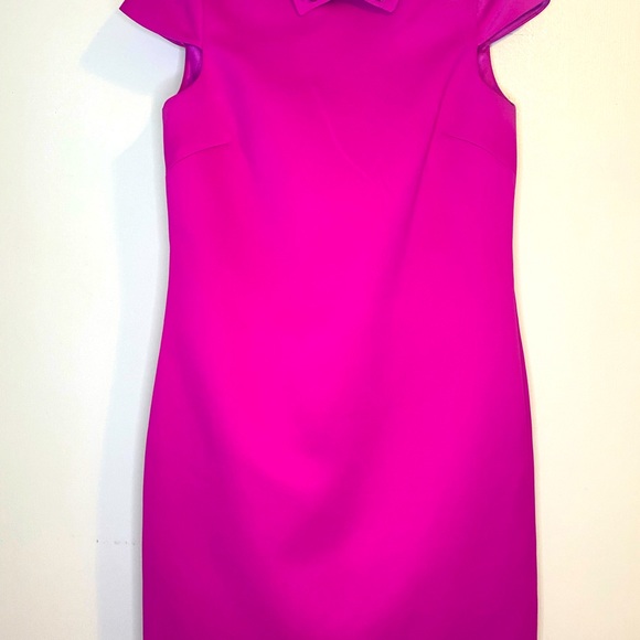 fuscia belle badgley Mishka short collard dress - Picture 2 of 3